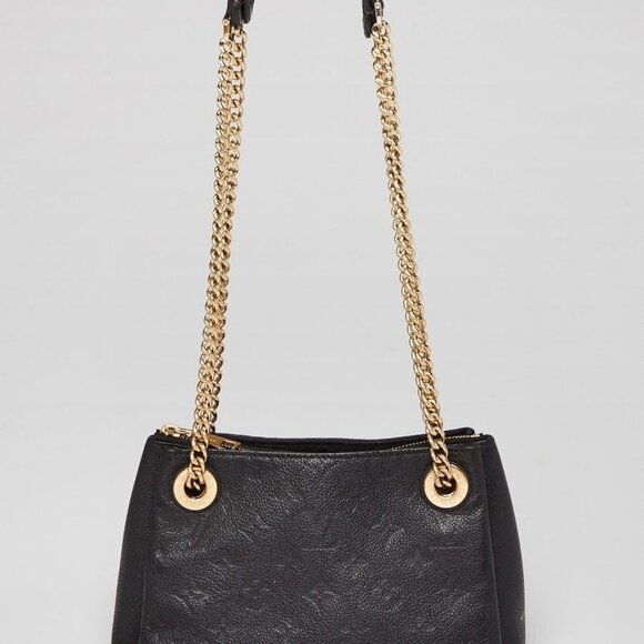 Louis Vuitton Black Monogram Empreinte Leather Surene BB Bag - Picture 1 of 11